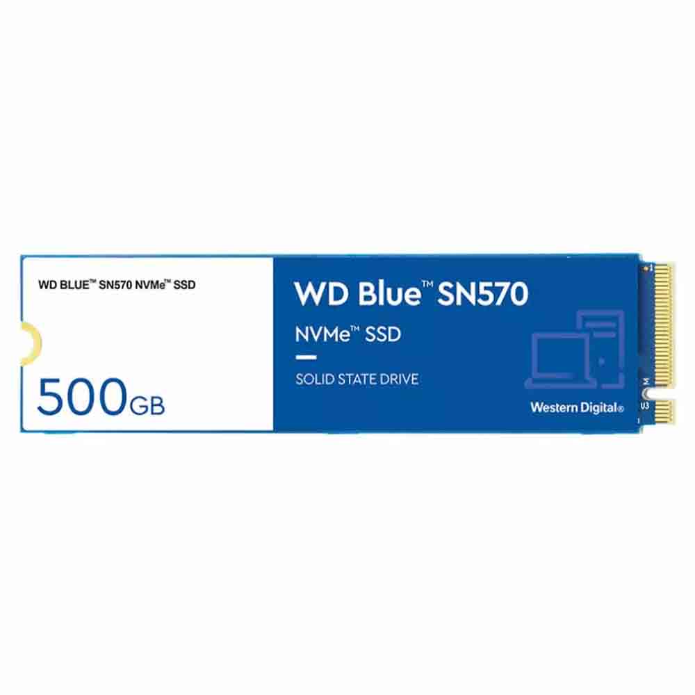 حافظه SSD اینترنال وسترن دیجیتال مدل Blue SN570 M.2 2280 NVMe با ظرفیت 500GB