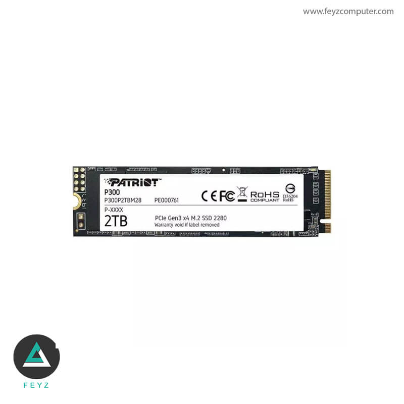 اس اس دی پاتریوت P300 SOLID STATE DRIVE M.2 NVMe PCIe 2TB