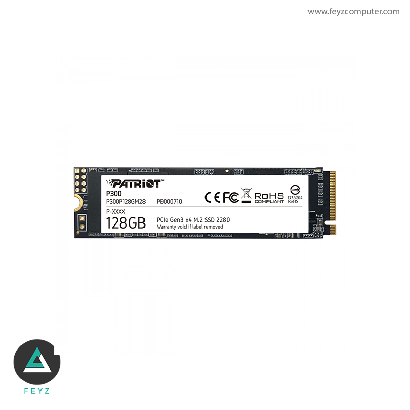 اس اس دی پاتریوت P300 M.2 2280 NVMe PCIe 128GB