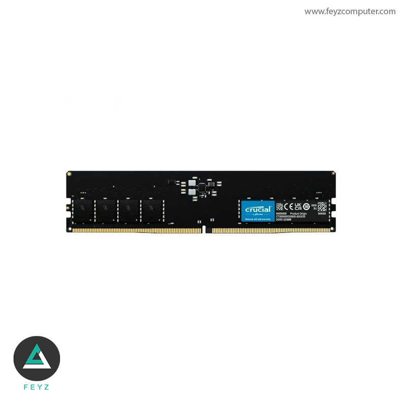 رم دسکتاپ کروشیال DDR5 تک کاناله 4800 مگاهرتز ظرفیت 16 گیگابایت