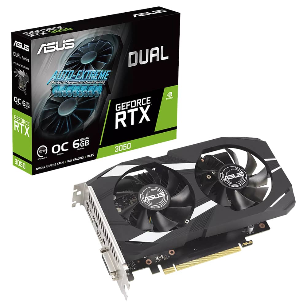 Dual GeForce RTX 3050 OC Edition 6GB GDDR6