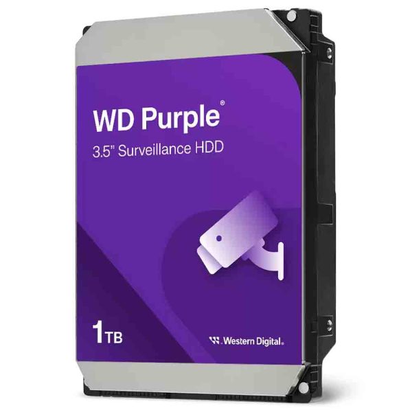 هارد اینترنال western digital مدل purple ظرفیت 1 ترابایت
