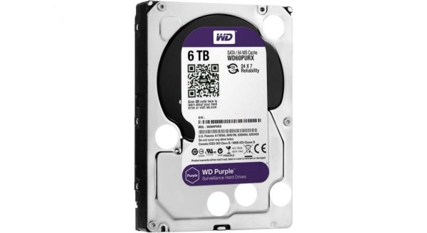 هارد اینترنال western digital مدل purple ظرفیت 6 ترابایت - تصویر 2