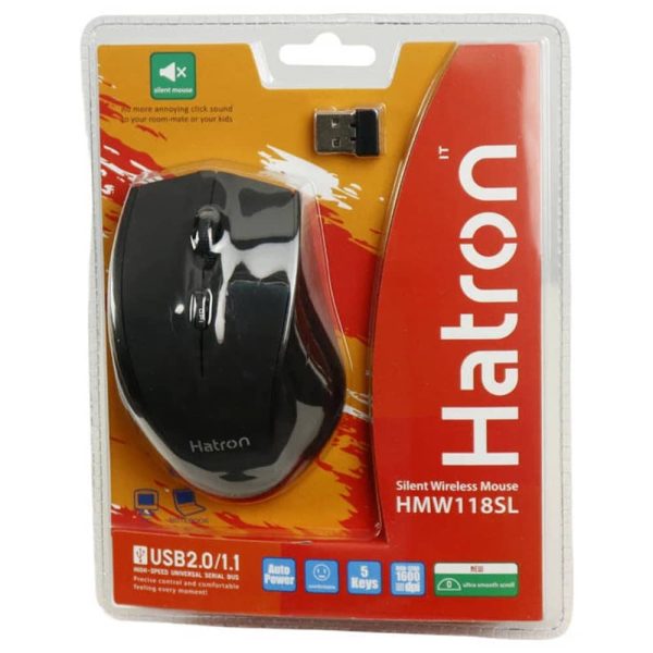 موس بی سیم هترون مدل HMW118SL - تصویر 2
