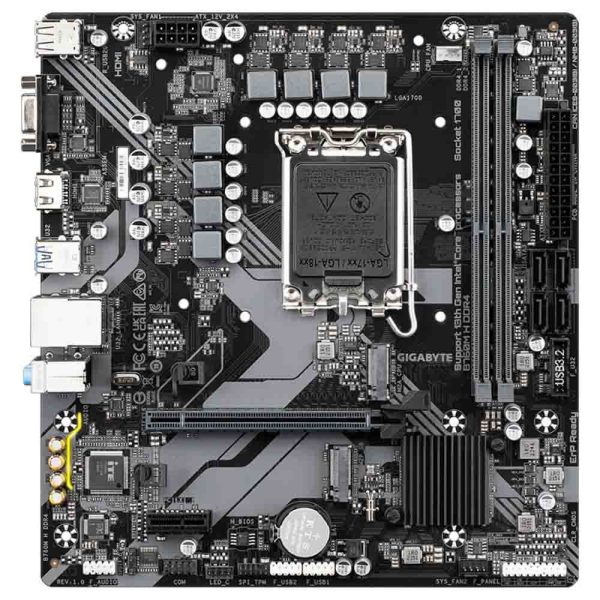 مادربرد گیگابایت B760M H DDR4 (rev. 1.0) - تصویر 2