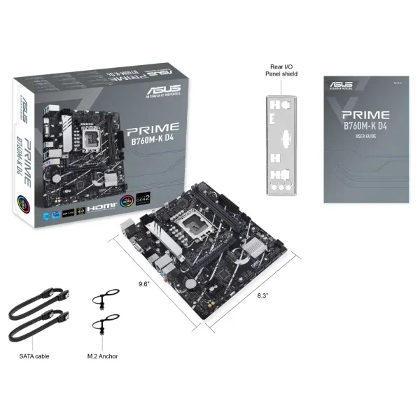 مادربرد ایسوس PRIME B760M-K D4 - تصویر 6
