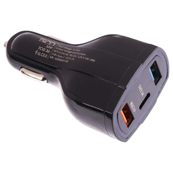 شارژر فندکی تسکو مدل TCG 36 - تصویر 5
