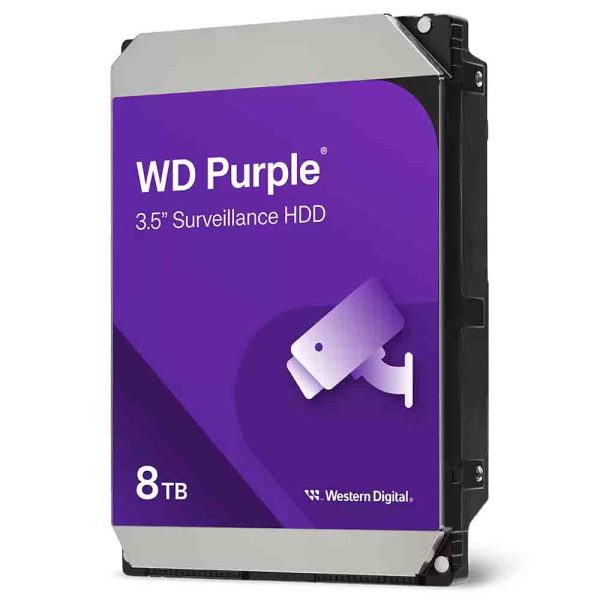 هارد اینترنال western digital مدل purple ظرفیت 8 ترابایت