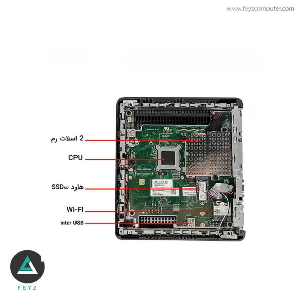 تین کلاینت HP t620 Dual Core used 4/128/WIFI - تصویر 2