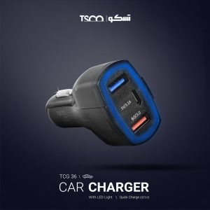 شارژر خودرو تسکو مدل TCG 36