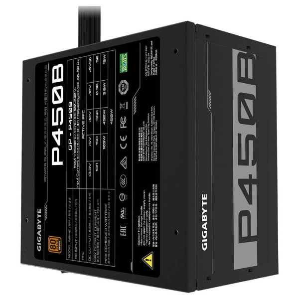 منبع تغذیه GIGABYTE مدل P450B توان 450 وات Bronze - تصویر 4
