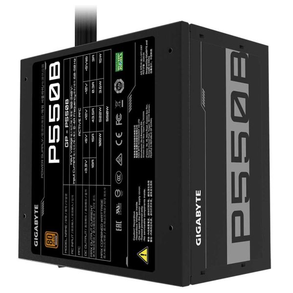 منبع تغذیه GIGABYTE مدل P550B توان 550 وات Bronze - تصویر 4
