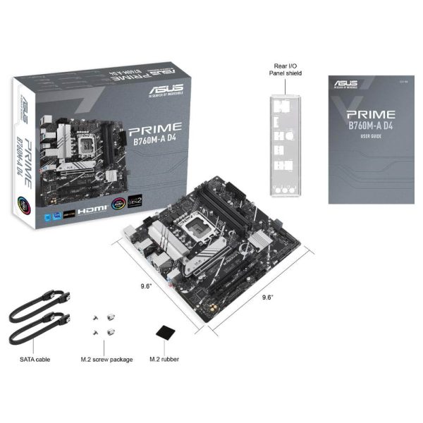 مادربرد ASUS مدل PRIME B760M-A D4-CSM - تصویر 6