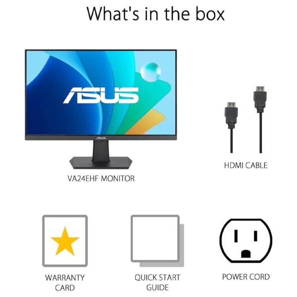 مانیتور ASUS مدل VA24EHF سایز 24 اینچ - تصویر 7