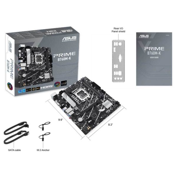 مادربرد ASUS مدل PRIME B760M-K - تصویر 8