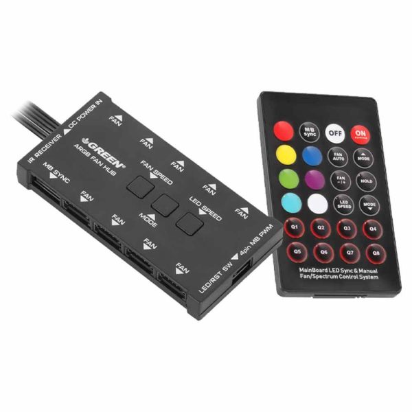 فن کیس گرین مدل HURACAN FAN GFK120M-ARGB (Fan Kit) - تصویر 15