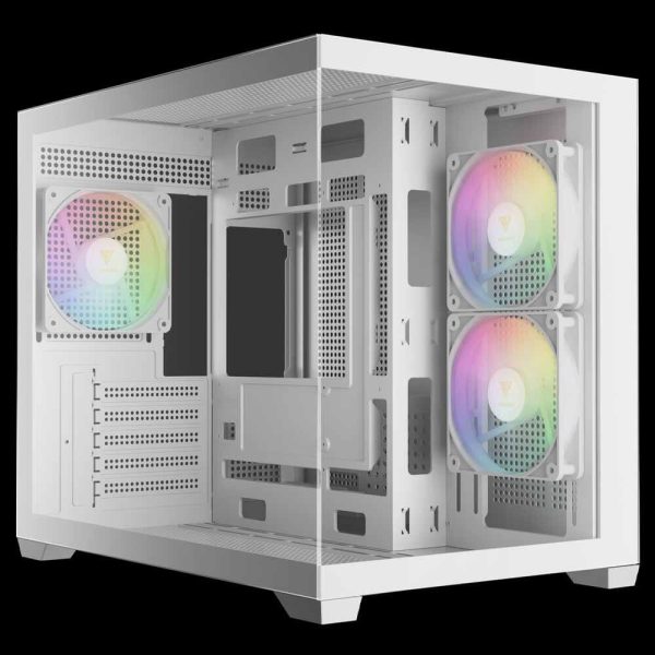 کیس GAMDIAS مدل AURA GC10M WH ARGB - تصویر 2