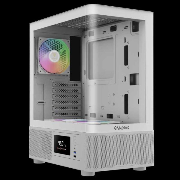 کیس GAMDIAS مدل ATLAS E2 CG WH - تصویر 2