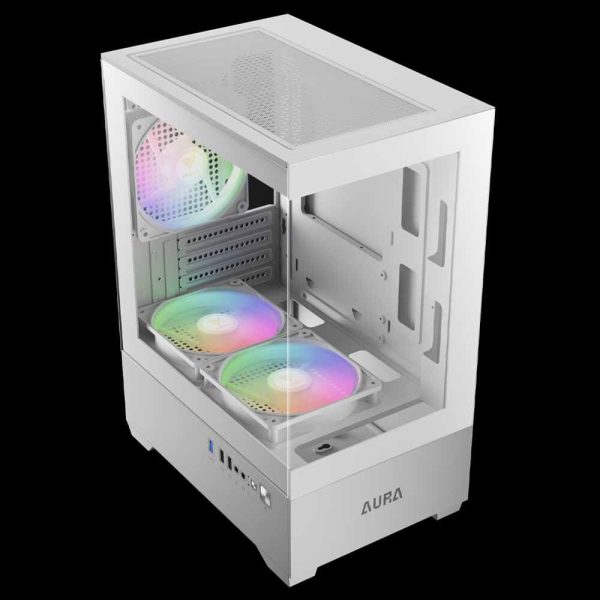 کیس GAMDIAS مدل AURA GC9M ARGB WH - تصویر 3