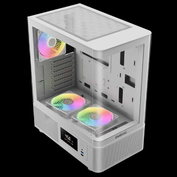 کیس GAMDIAS مدل ATLAS E2 CG WH - تصویر 3
