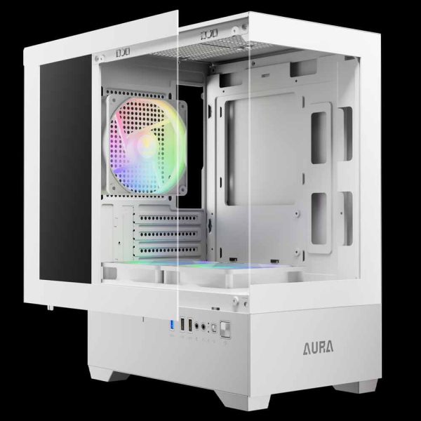 کیس GAMDIAS مدل AURA GC9M ARGB WH - تصویر 4