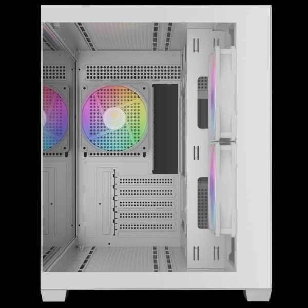 کیس GAMDIAS مدل AURA GC10M WH ARGB - تصویر 4