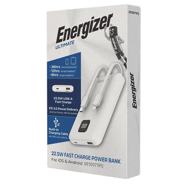 پاوربانک Energizer مدل UE10071PQ ظرفیت 10000 میلی آمپر - تصویر 5