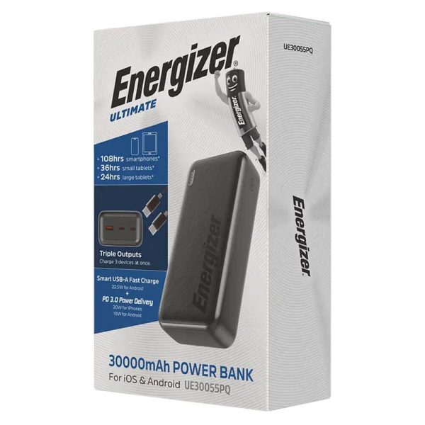 پاوربانک Energizer مدل UE30055PQ ظرفیت 30000 میلی آمپر - تصویر 7