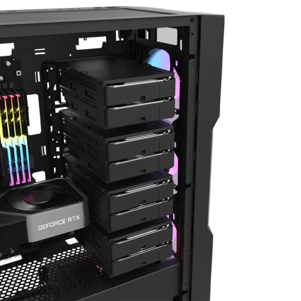 کیس کامپیوتر darkFlash مدل DK431 GLASS - تصویر 18