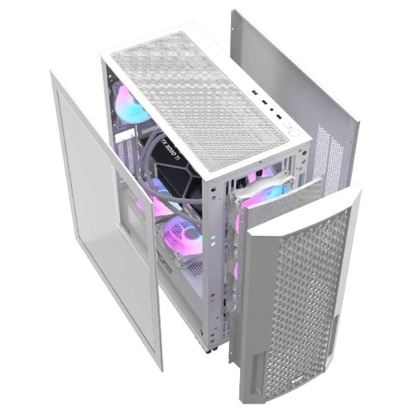 کیس کامپیوتر darkFlash مدل DF2100 WH - تصویر 4