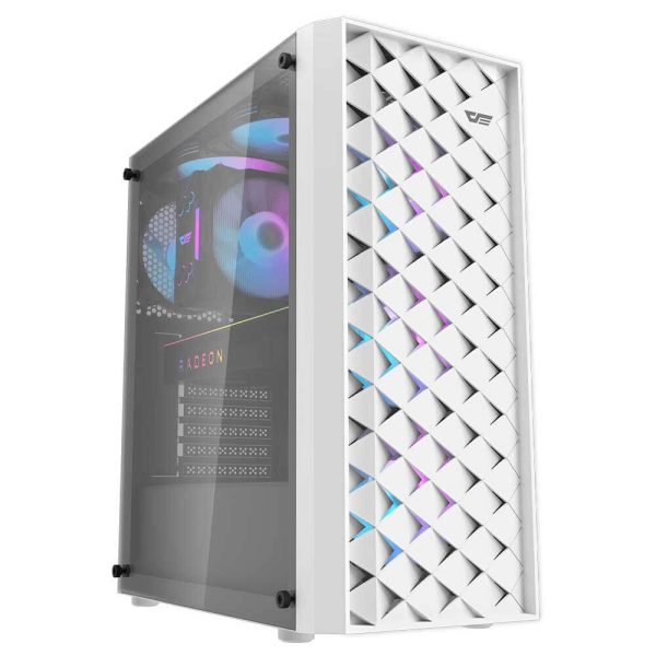 کیس کامپیوتر darkFlash مدل DK351 WH - تصویر 2
