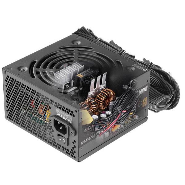 منبع تغذیه 800 وات گرین مدل GP500A-ECO D - تصویر 2