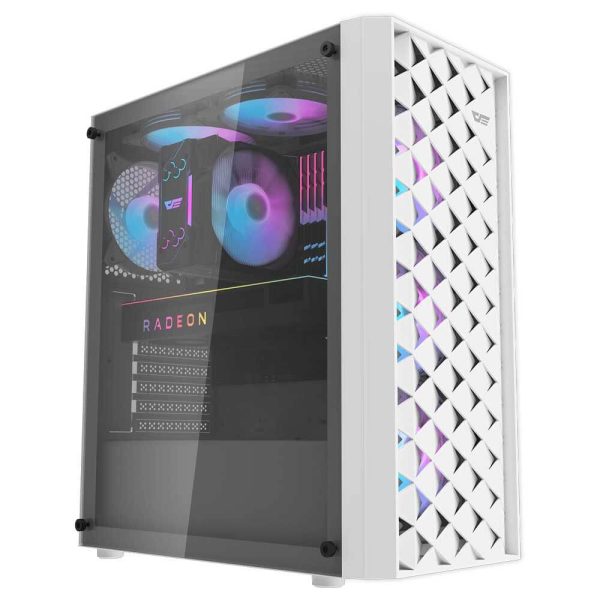 کیس کامپیوتر darkFlash مدل DK351 WH - تصویر 3