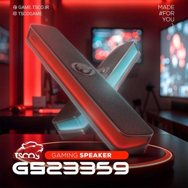 اسپیکر گیمینگ تسکو مدل GS 23359 - تصویر 5