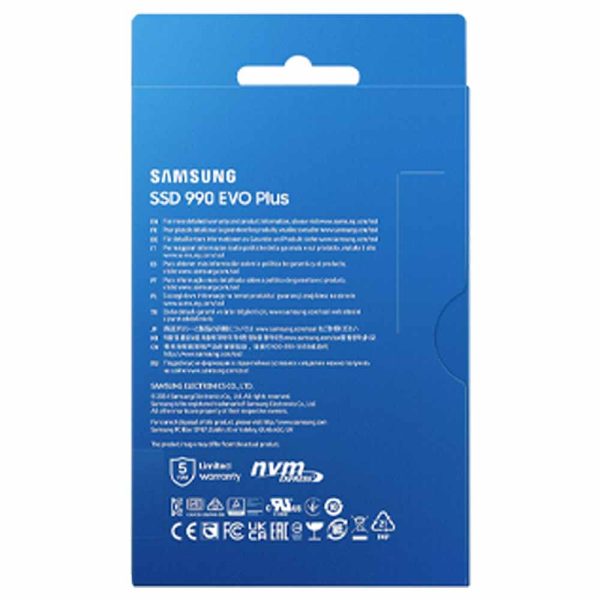 اس اس دی SAMSUNG مدل 990EVO Plus PCIe 4.0 NVMe M.2 SSD ظرفیت 2 ترابایت - تصویر 6