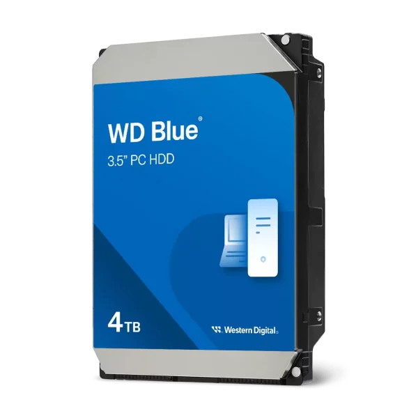 هارد اینترنال western digital مدل blue ظرفیت 4 ترابایت