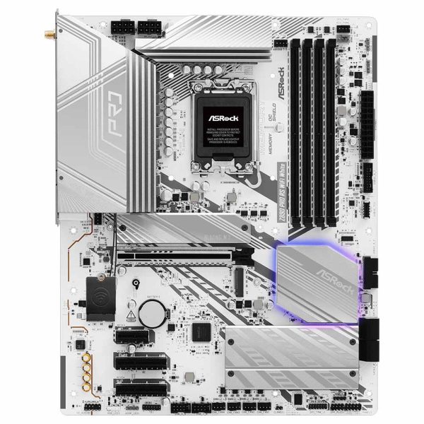 مادربرد ASROCK مدل Z890 PRO RS WIFI White DDR5 - تصویر 2