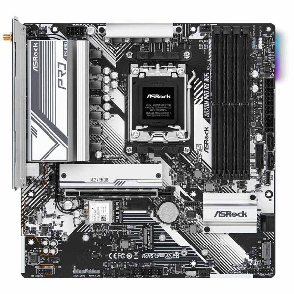 باندل مادربرد ASROCK مدل A620M Pro RS WiFi + پردازنده AMD مدل Ryzen 5 8400F - تصویر 3