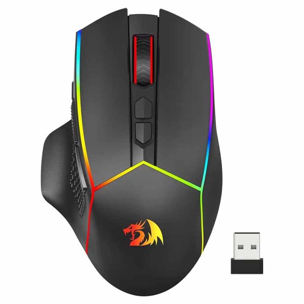 ماوس بی سیم گیمینگ REDRAGON مدل AXE M814 PRO RGB - تصویر 2