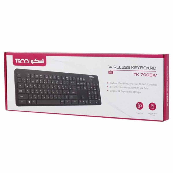 کیبورد بی سیم تسکو مدل TK 7003W - تصویر 3
