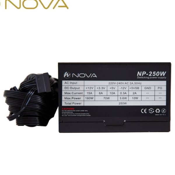 منبع تغذیه 250 وات نووا مدل NP-250 - تصویر 3