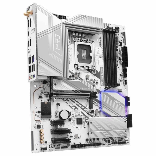 مادربرد ASROCK مدل Z890 PRO RS WIFI White DDR5 - تصویر 3