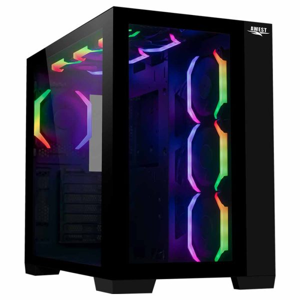 کیس کامپیوتر AWEST مدل GT-AQ14-MB - تصویر 3