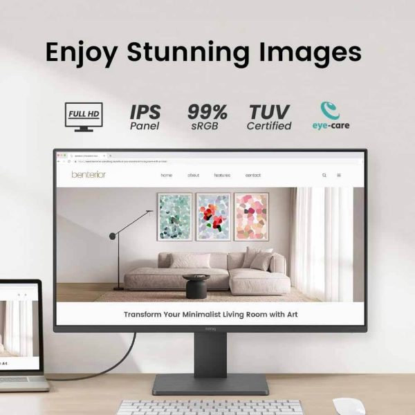 مانیتور BenQ مدل GW2491 سایز 23.8 اینچ - تصویر 4
