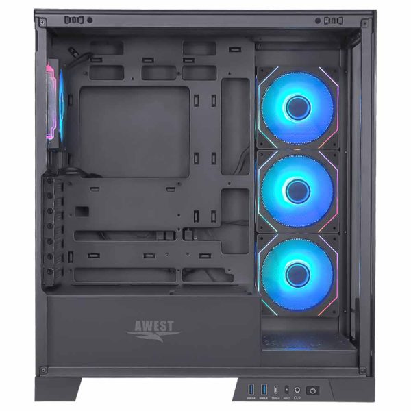 کیس کامپیوتر AWEST مدل GT-AQ16-MB - تصویر 4