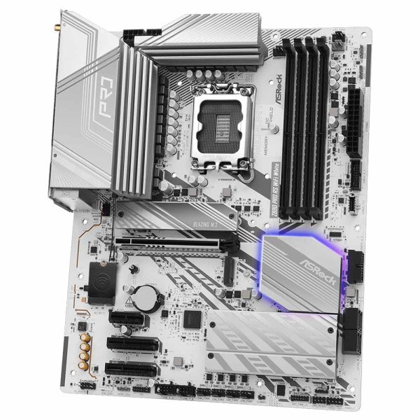 مادربرد ASROCK مدل Z890 PRO RS WIFI White DDR5 - تصویر 4