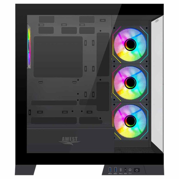 کیس کامپیوتر AWEST مدل GT-AQ16-MB - تصویر 5