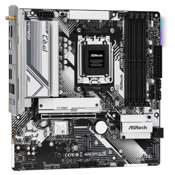 باندل مادربرد ASROCK مدل A620M Pro RS WiFi + پردازنده AMD مدل Ryzen 5 8400F - تصویر 6
