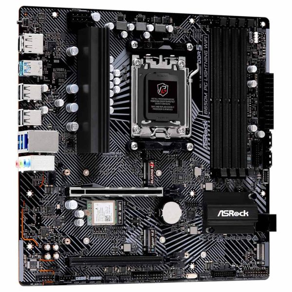 باندل مادربرد ASROCK مدل B650M PG Lightning WiFi + پردازنده AMD مدل Ryzen 5 8400F - تصویر 5