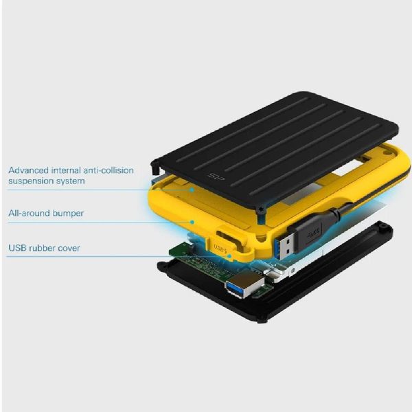 هارد اکسترنال Silicon Power مدل Armor A66 ظرفیت 1 ترابایت - تصویر 6